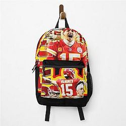 Patrick Mahomes Football Artwork Backpack