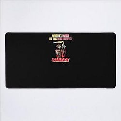 When it's grim be the Grim Reaper - Patrick Mahomes KC Chiefs Desk Mat