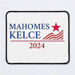 Football themed Patrick Kelce for President Mouse Pad