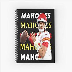 Patrick Mahomes Spiral Notebook