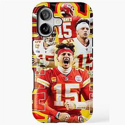 Patrick Mahomes Football Artwork Tough Case