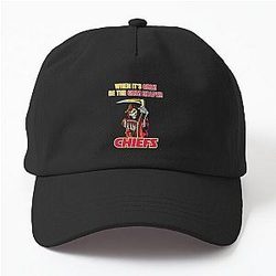 When its grim be the Grim Reaper Patrick Mahomes KC Chiefs Dad Hat