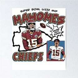 Patrick Mahomes MVP Poster
