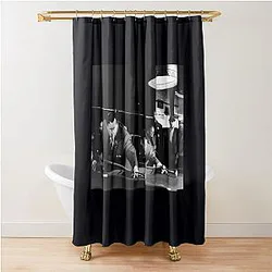 Jackie Gleason and Paul Newman Shower Curtain