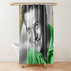 Paul Newman Green Jersey Shower Curtain