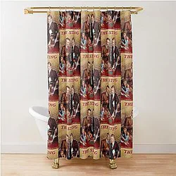 The Sting Poster Paul Newman Robert Redford Shower Curtain