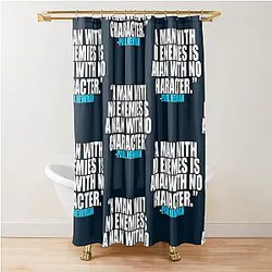 Paul Newman Enemies Shower Curtain