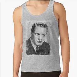 Paul Newman Watercolor Bw D42 Tank Top