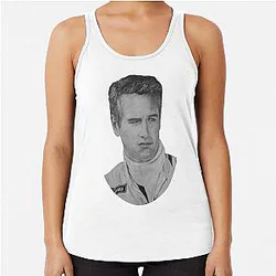 Paul Newman Racerback Tank Top