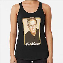 Paul Newman Racerback Tank Top