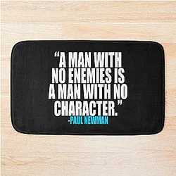Paul Newman Enemies Bath Mat