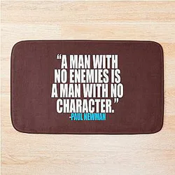 Paul Newman Enemies Bath Mat