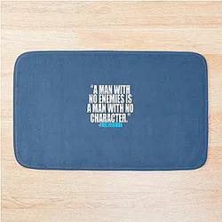Paul Newman Enemies Bath Mat