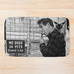 Paul Newman cat Bath Mat