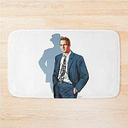 Paul Newman - An illustration by Paul Cemmick Bath Mat