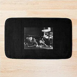 Jackie Gleason and Paul Newman Poster Bath Mat