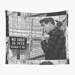 Paul Newman and Cat Tapestry