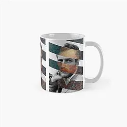 Van Gogh Self Portrait and Paul Newman Pop Retro Vintage Classic Mug