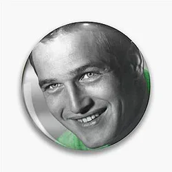 Paul Newman in green jersey Pin