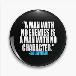Paul Newman - Enemy Pin