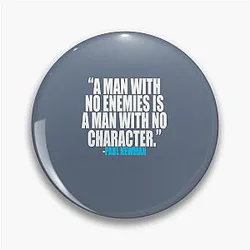 Paul Newman Enemies Pin