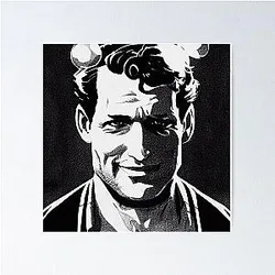 Paul Newman Portrait Drawing