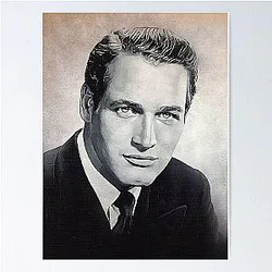 Paul Newman Art oil paint D90 Poster