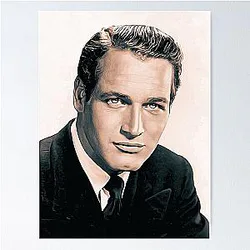 Paul Newman Art vintage painting Poster