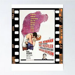 Paul Newman in The Hustler Poster