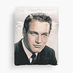 Paul Newman Art - vintage painting Duvet Cover