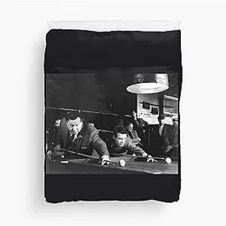 Jackie Gleason and Paul Newman Duvet Cover