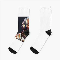 Paul Newman Astronaut Socks