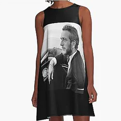 Paul Newman Poster A Line Dress