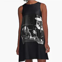 Jackie Gleason and Paul Newman A-Line Dress