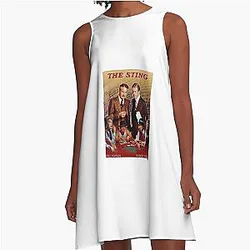 The Sting Poster Paul Newman and Robert Redford A-Line Dress
