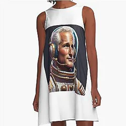 Paul Newman Gracious A-Line Dress