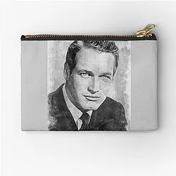 Paul Newman Art watercolor D42 Zipper Pouch