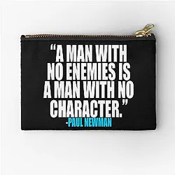 Paul Newman Enemies Zipper Pouch
