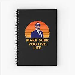 Paul Newman Spiral Notebook