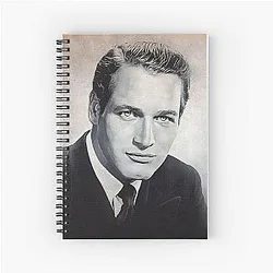 Paul Newman Art oil paint Spiral Notebook