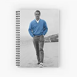 Paul Paul in a blue Notebook