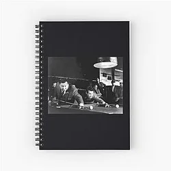 Jackie Gleason and Paul Newman Spiral Notebook