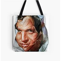 Paul Newman Scrunched by Carl Reiner Tote Bag