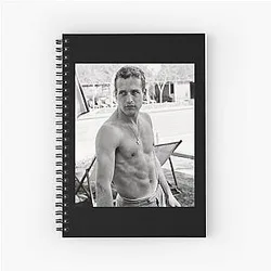 Paul Newman Spiral Notebook