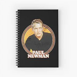 Paul Newman Spiral Notebook