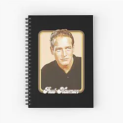 Paul Newman Spiral Notebook
