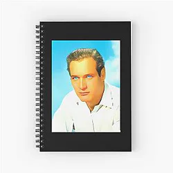 Paul Newman Spiral Notebook