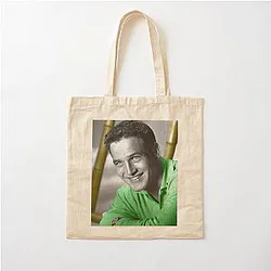 Paul Newman Cotton Tote Bag with Green Jersey