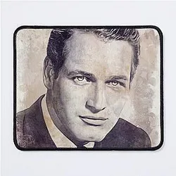 Paul Newman Art vintage watercolor Mouse Pad