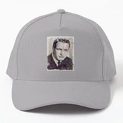 Paul Newman Art - Vintage Watercolor Baseball Cap